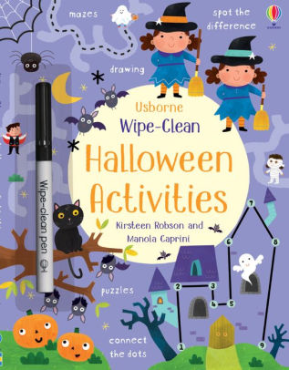 Wipe Clean Halloween Activities by Usborne 9780794550998