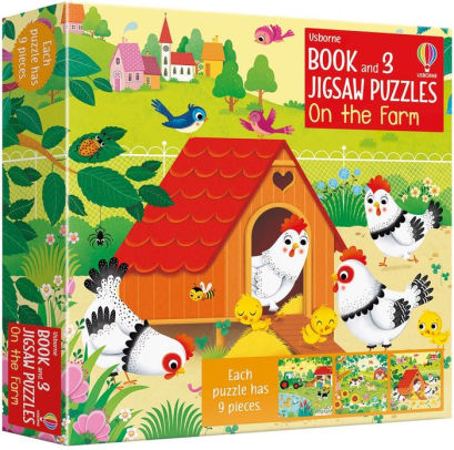 On The Farm by Book & 3 Jigsaw Puzzles by Taplin. Sam 9780794552008_1953ebca-3112-446e-b7e0-ae17d7117c68
