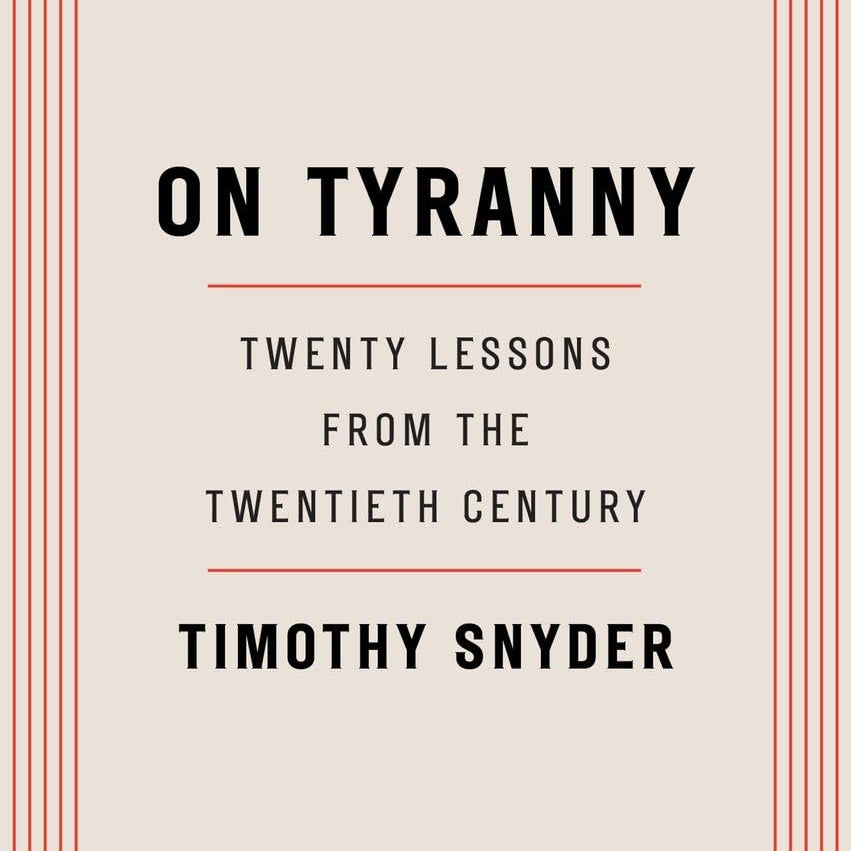 On Tyranny by Snyder Timothy 9780804190114_e18c4ae7-c736-41ba-b1f2-5cfb3e1d6b11