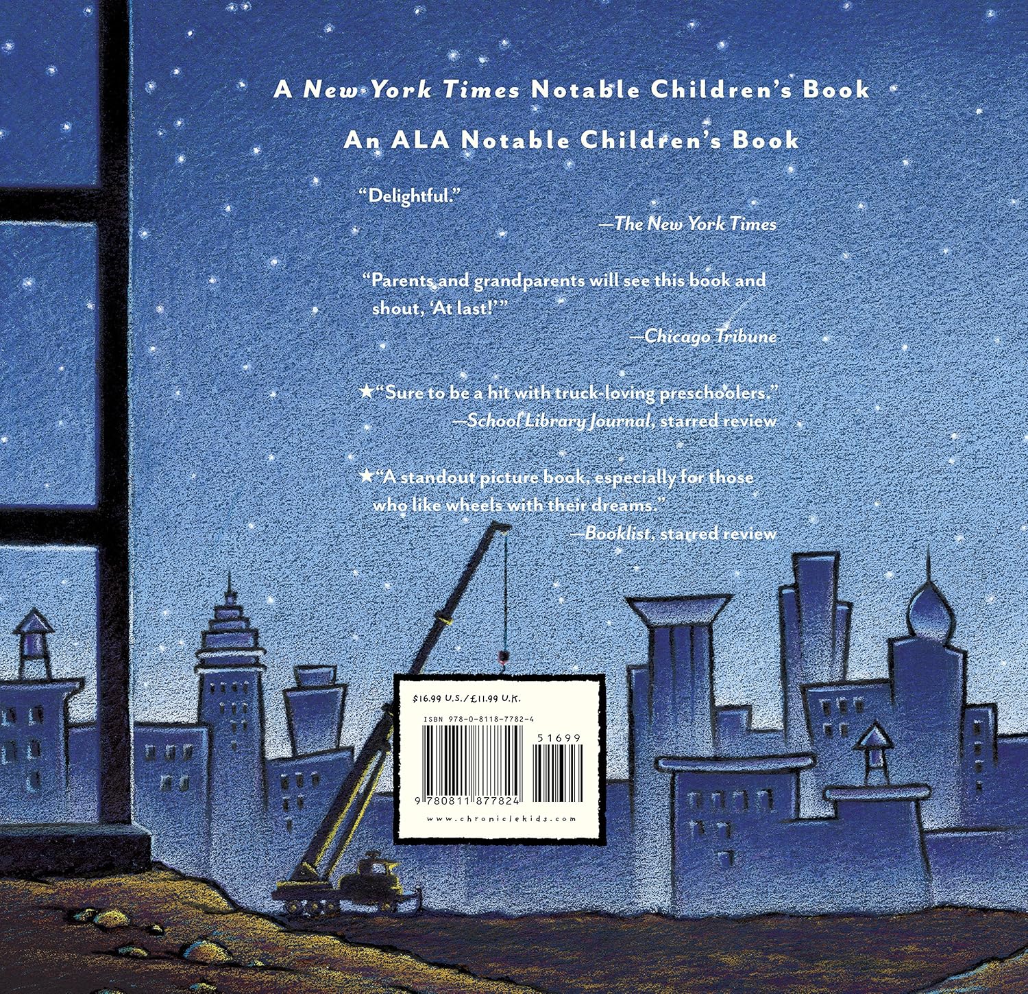 Goodnight, Goodnight Construction Site (Hardcover Books For Toddlers, Preschool 9780811877824_1