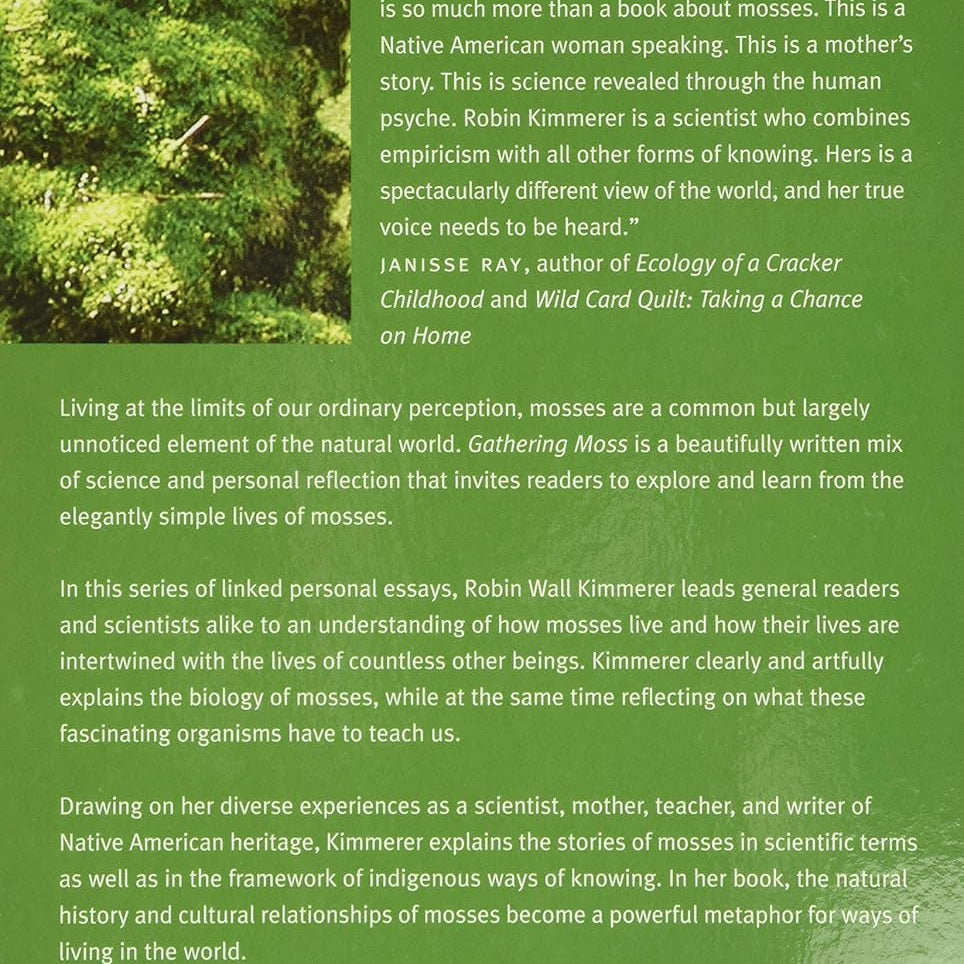 Gathering Moss: A Natural And Cultural History Of Mosses by Kimmerer. Robin Wall 9780870714993_1