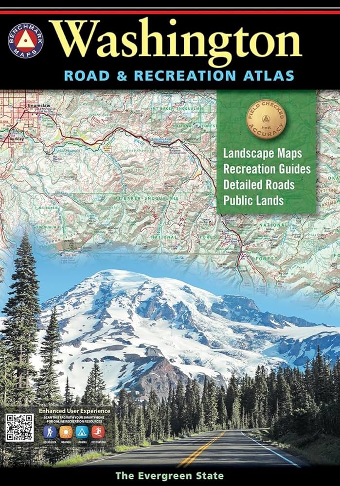 Washington Road & Rec Atlas 9780929591407