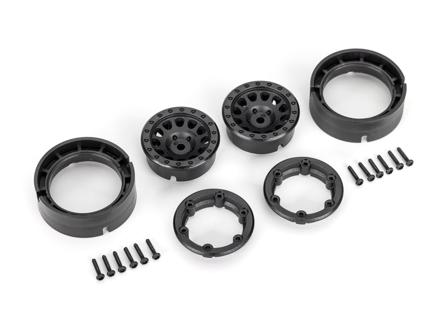 Trx-4M 1.0" Method Race Beadlock Wheels (Black) Tra9781-Black 9781