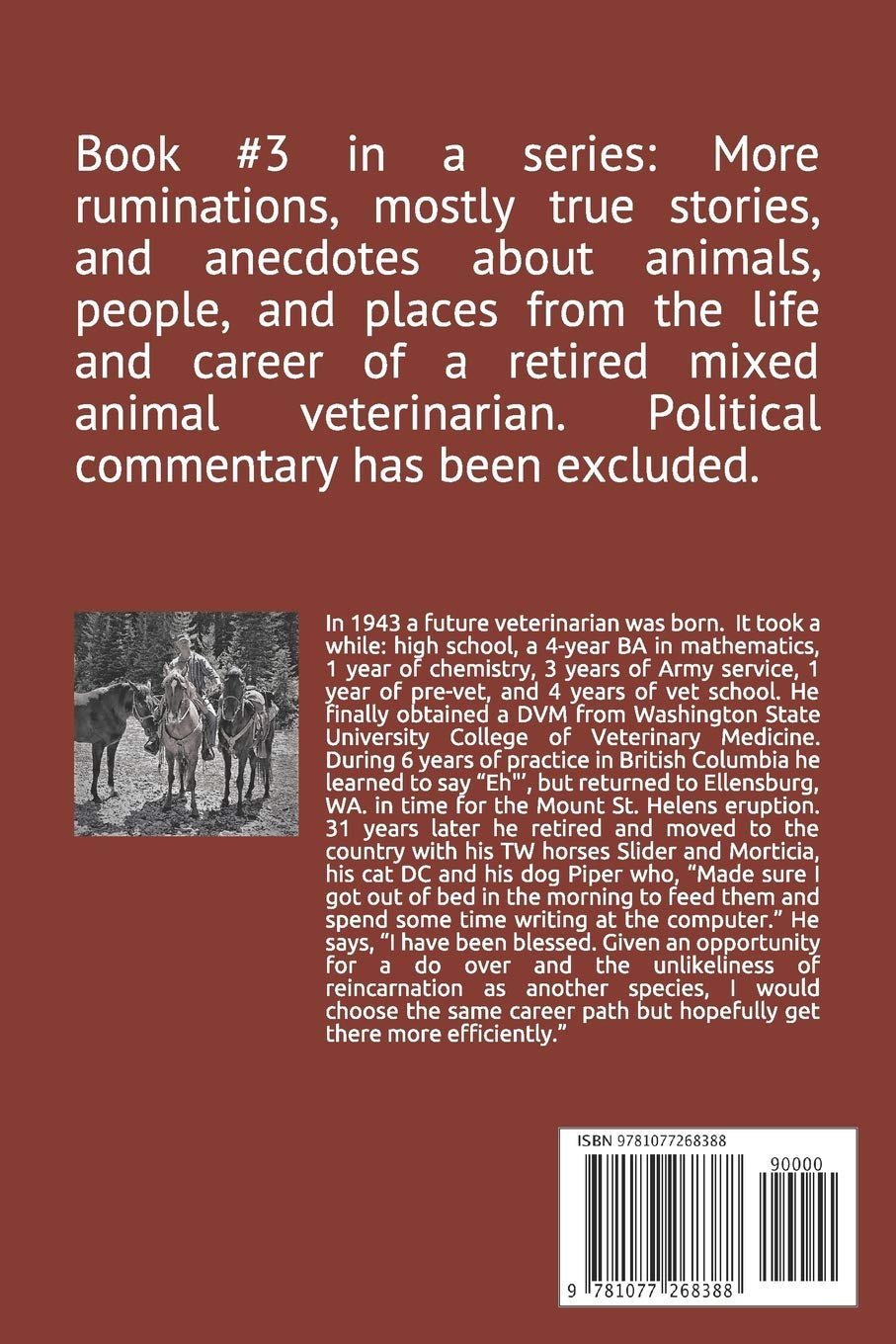 The Next Day In The Life Of A Country Vet by Newschwander. Fred 9781077268388_1