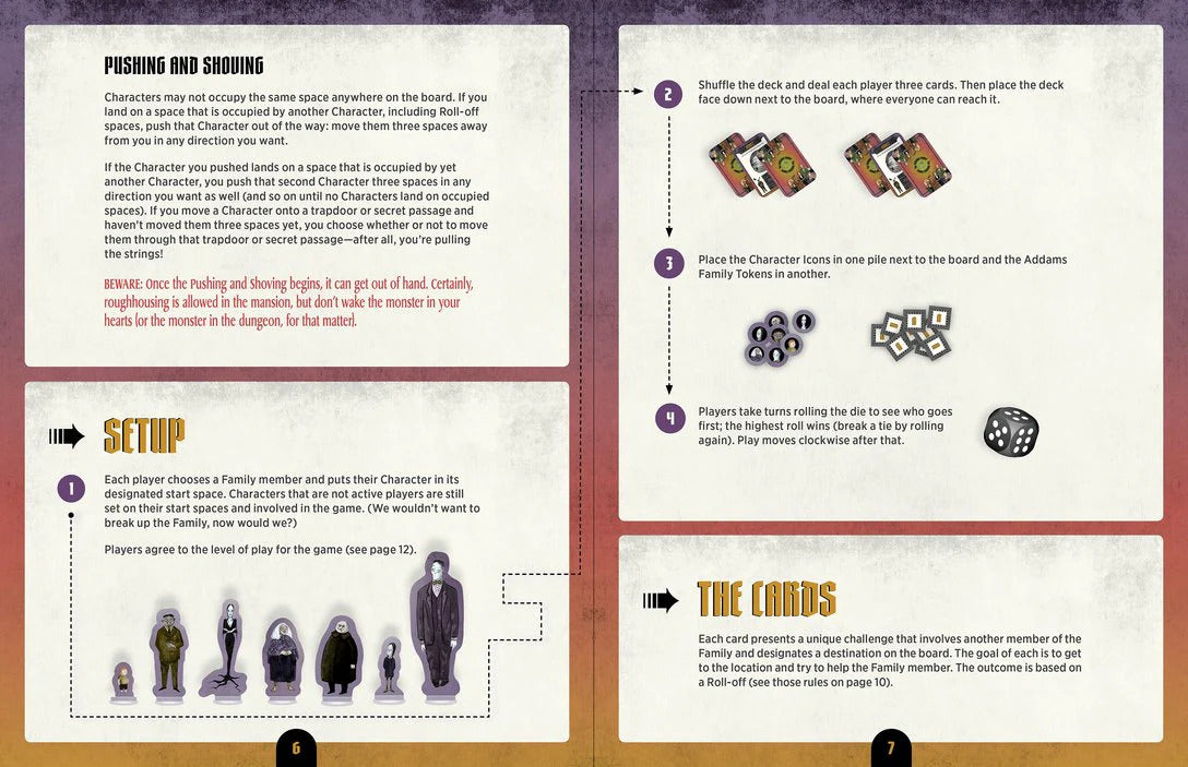 The Addams Family: A Delightfully Creepy Board Game - Addams. Charles 9781087500980_4