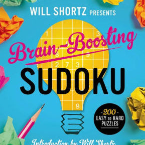 Will Shortz Presents Brain-Boosting Sudoku: 200 Easy To Hard Puzzles by Shortz. 9781250049292_2f313da1-01b3-40d9-817b-120ac5e3ba5a