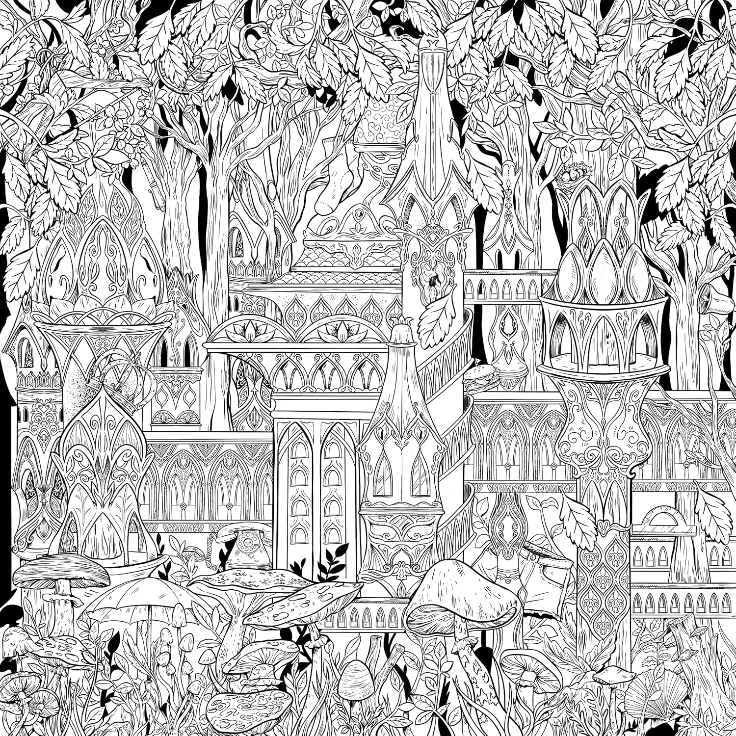 Mythographic Color And Discover: Enchanted Castles by Attanasio. Fabiana 9781250234612_1