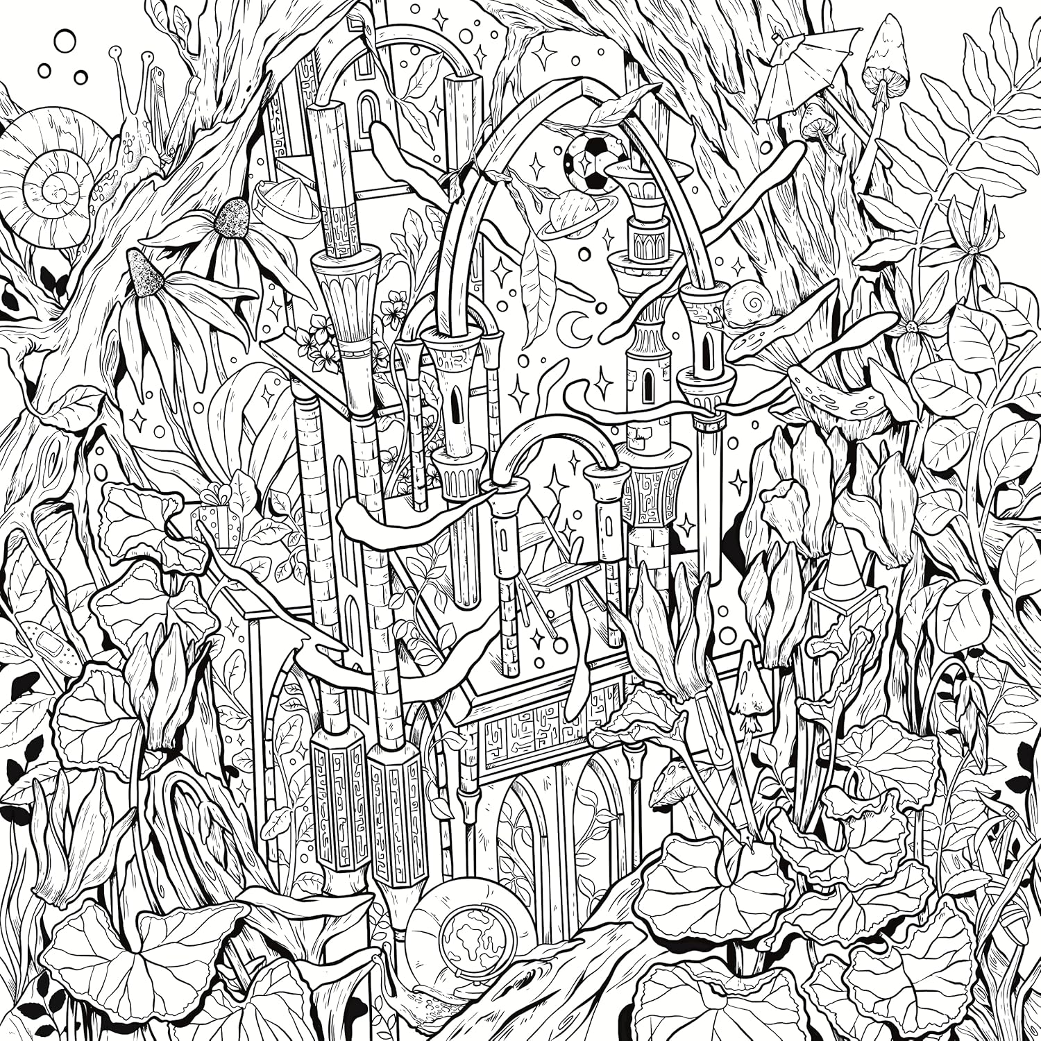Mythographic Color And Discover: Dream Garden by Attanasio. Fabiana 9781250275400_1