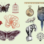 Sticker Studio: Arcana: A Sticker Gallery Of Vintage Ephemera by Standish. Chloe 9781250279330_3