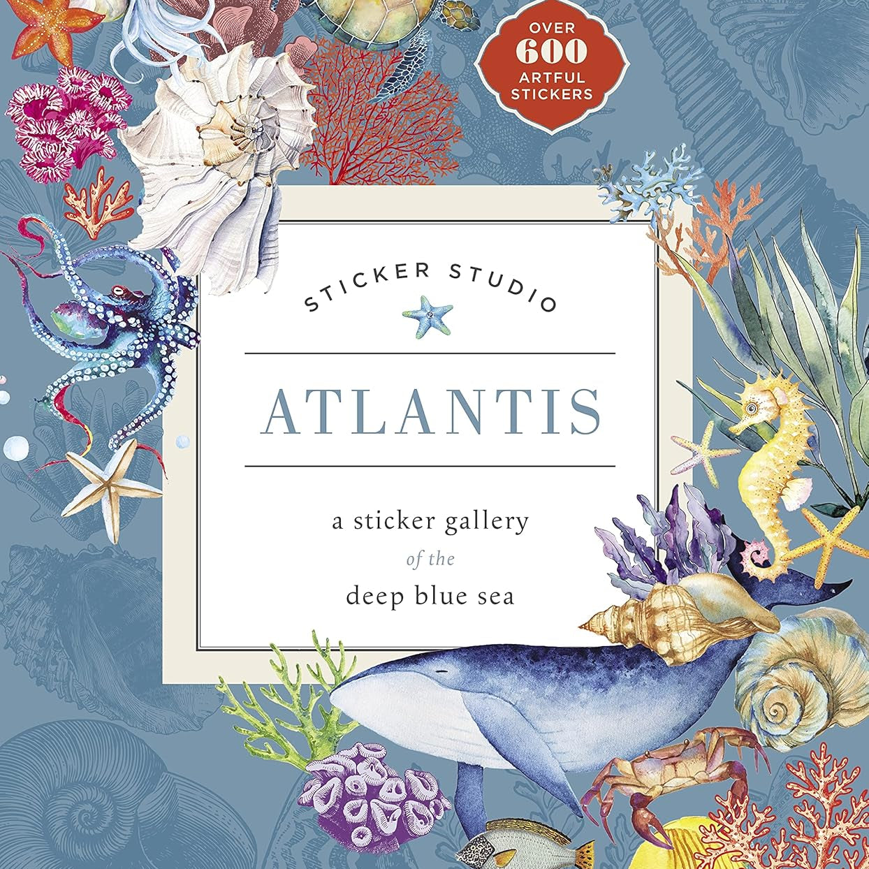 Sticker Studio: Atlantis: A Stucjer Gallery Of The Deep Blue Sea by Standish 9781250279354