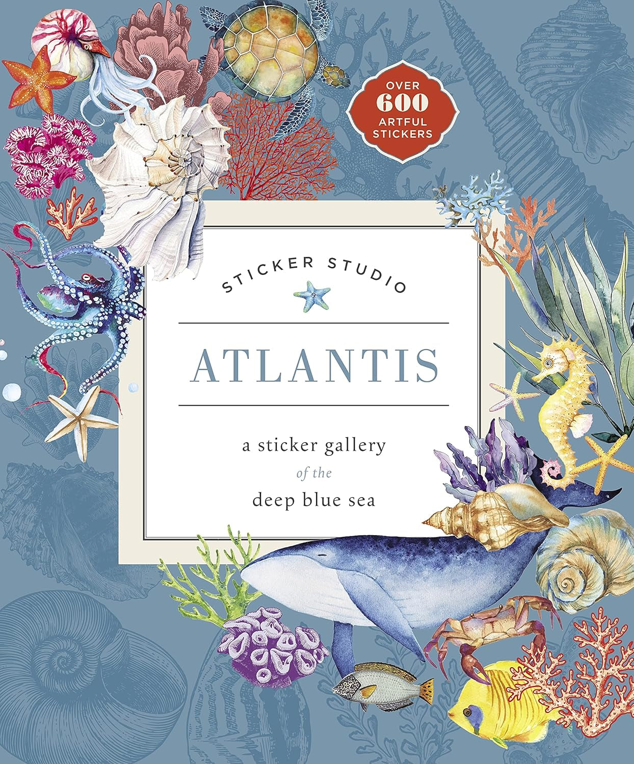 Sticker Studio: Atlantis: A Stucjer Gallery Of The Deep Blue Sea by Standish 9781250279354