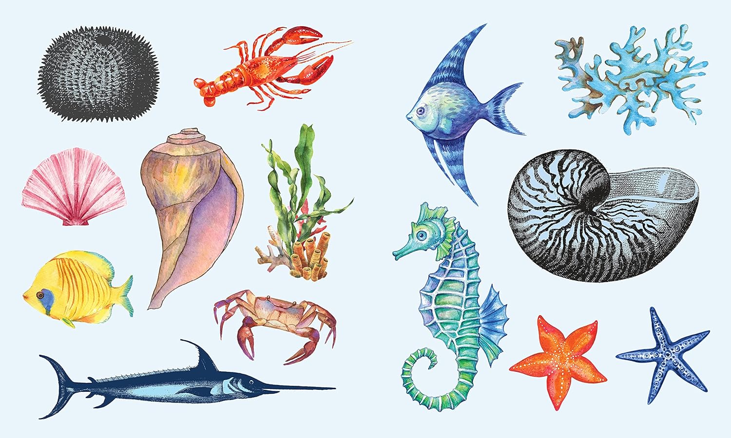 Sticker Studio: Atlantis: A Stucjer Gallery Of The Deep Blue Sea by Standish 9781250279354_1