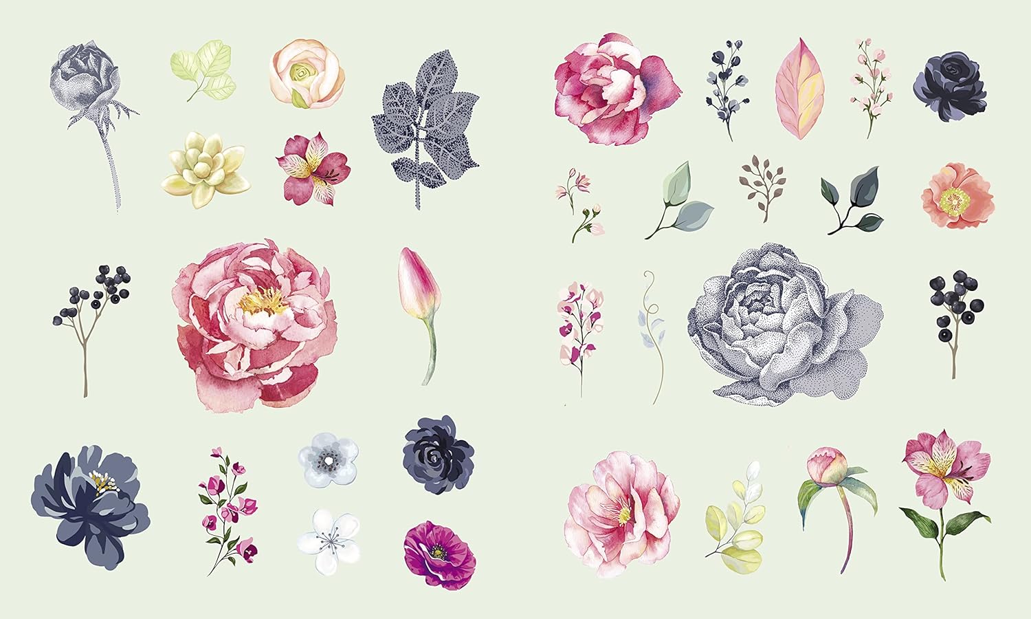 Sticker Studio: Flora: A Sticker Gallery Of Beautiful Blooms by Standish. Chloe 9781250279477_4