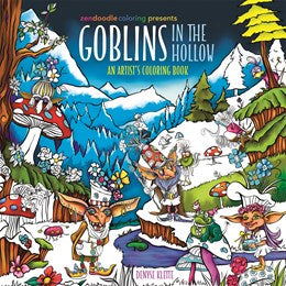 Zendoodle: Goblins In The Hollow Coloring Book by Klette. Denyse 9781250346995
