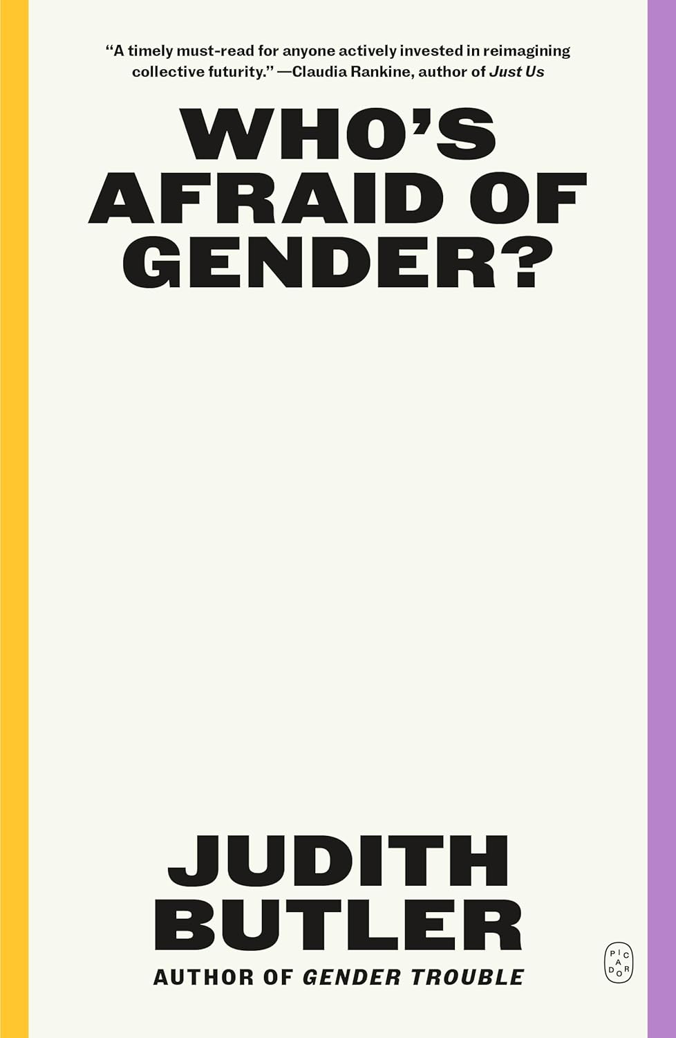 Who's Afraid Of Gender? by Butler. Judith 9781250371911