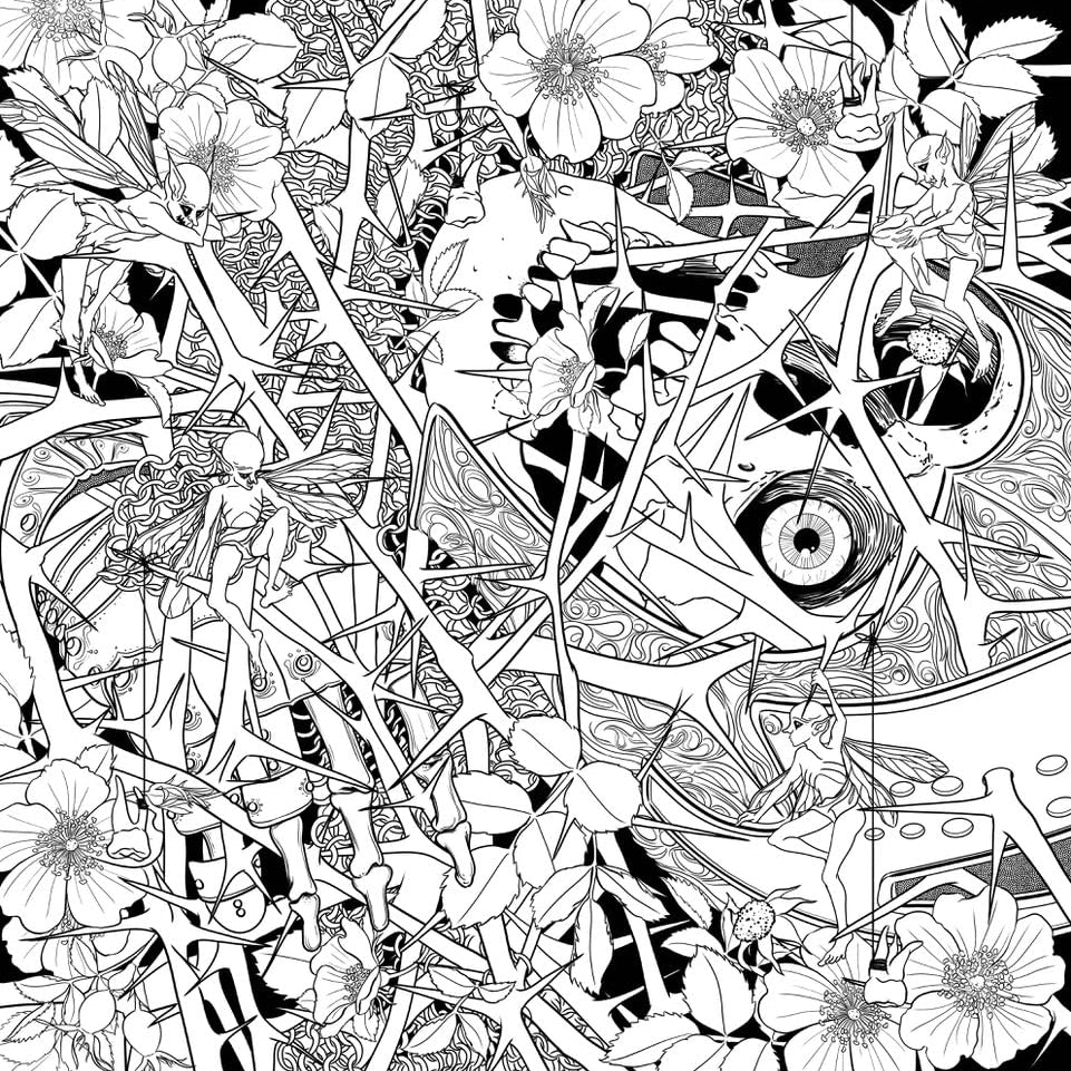Mythogoria: Fairy Nightmares: A Demon Fae Coloring Book by Carroll. Chellie 9781250373250_1