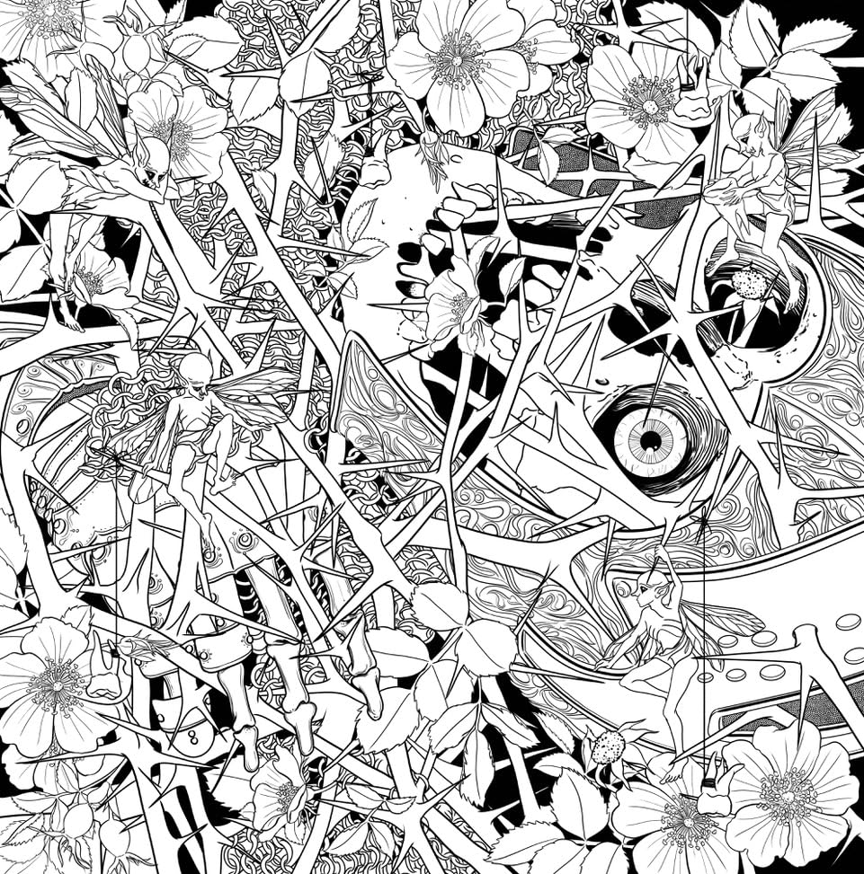 Mythogoria: Fairy Nightmares: A Demon Fae Coloring Book by Carroll. Chellie 9781250373250_1