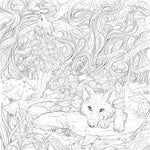 Mythographic Fantasy Forest Coloring Book by Attanasio. Fabiana 9781250373274_1