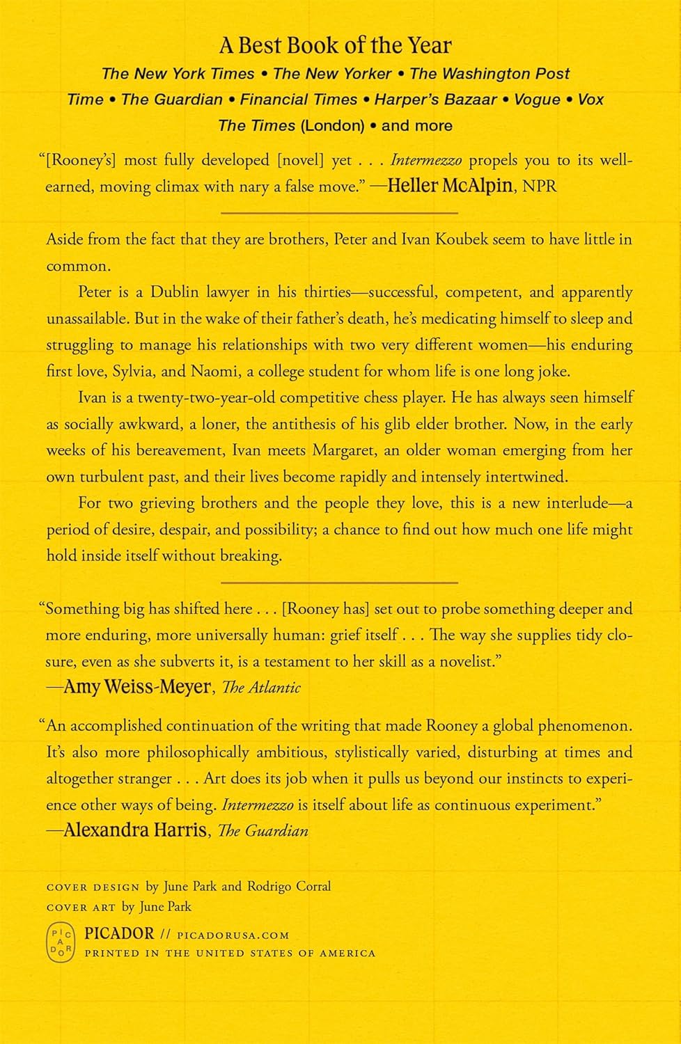 Intermezzo: A Novel by Rooney. Sally 9781250397560_1