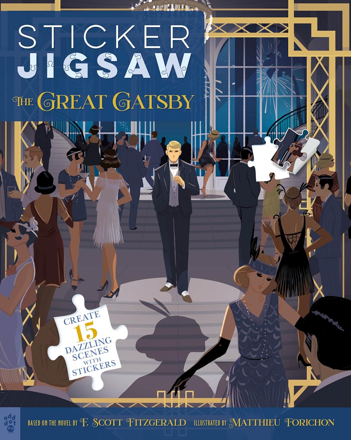 Sticker Jigsaw: The Great Gatsby by Forichon. Matthieu 9781250908353