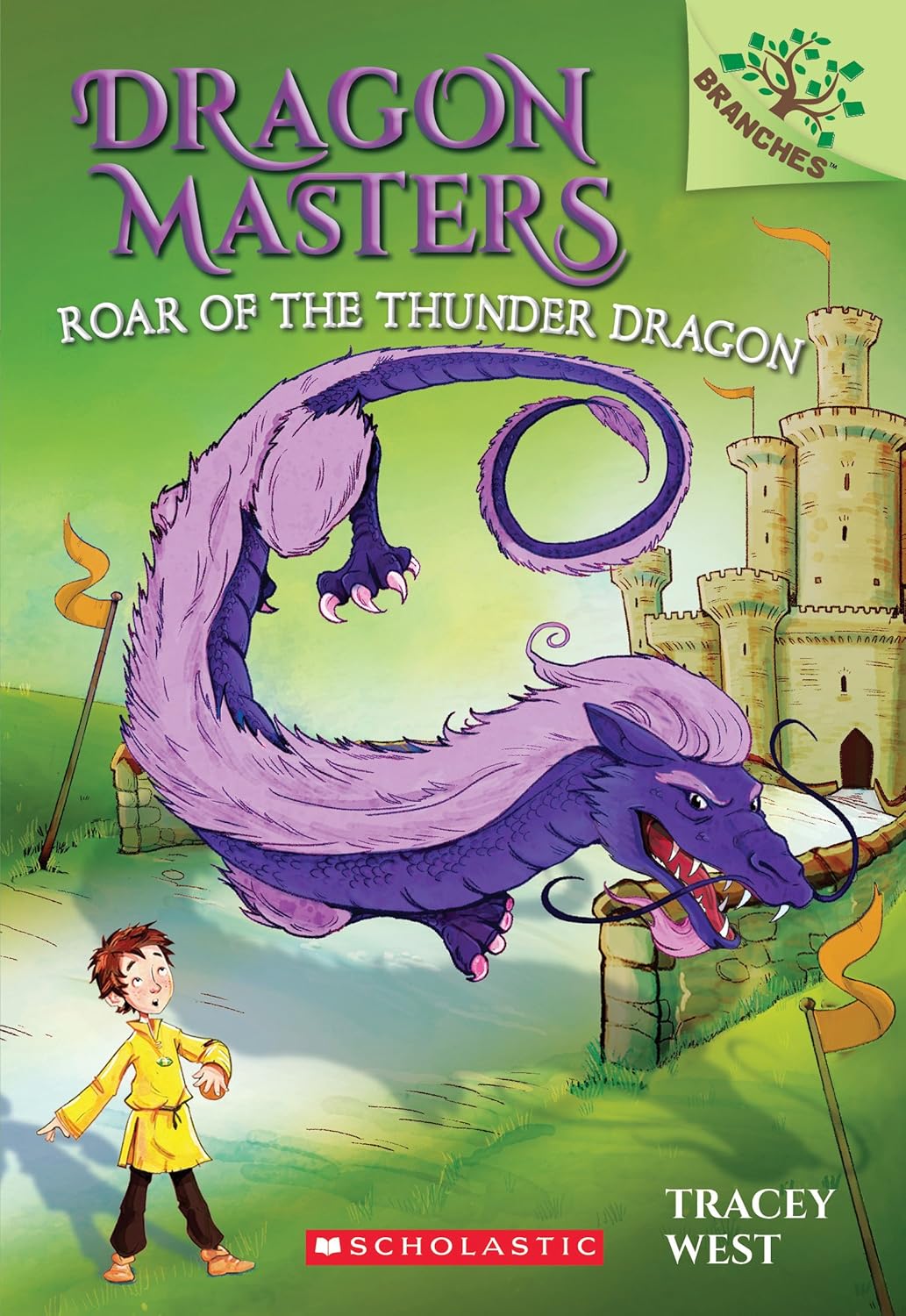 ROAR OF THE THUNDER DRAGON (DRAGON MASTERS #8) - WEST. TRACEY; JONES. DAMIEN 9781338042924
