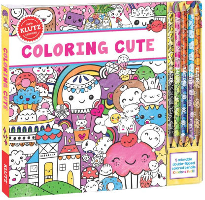 Coloring Cute by Klutz 9781338103984_1371fa88-f423-4aca-bd6a-5503a101f3ba