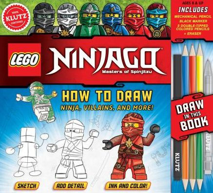 Lego Ninjago How To Draw Ninja Villians And More by Klutz 9781338137217