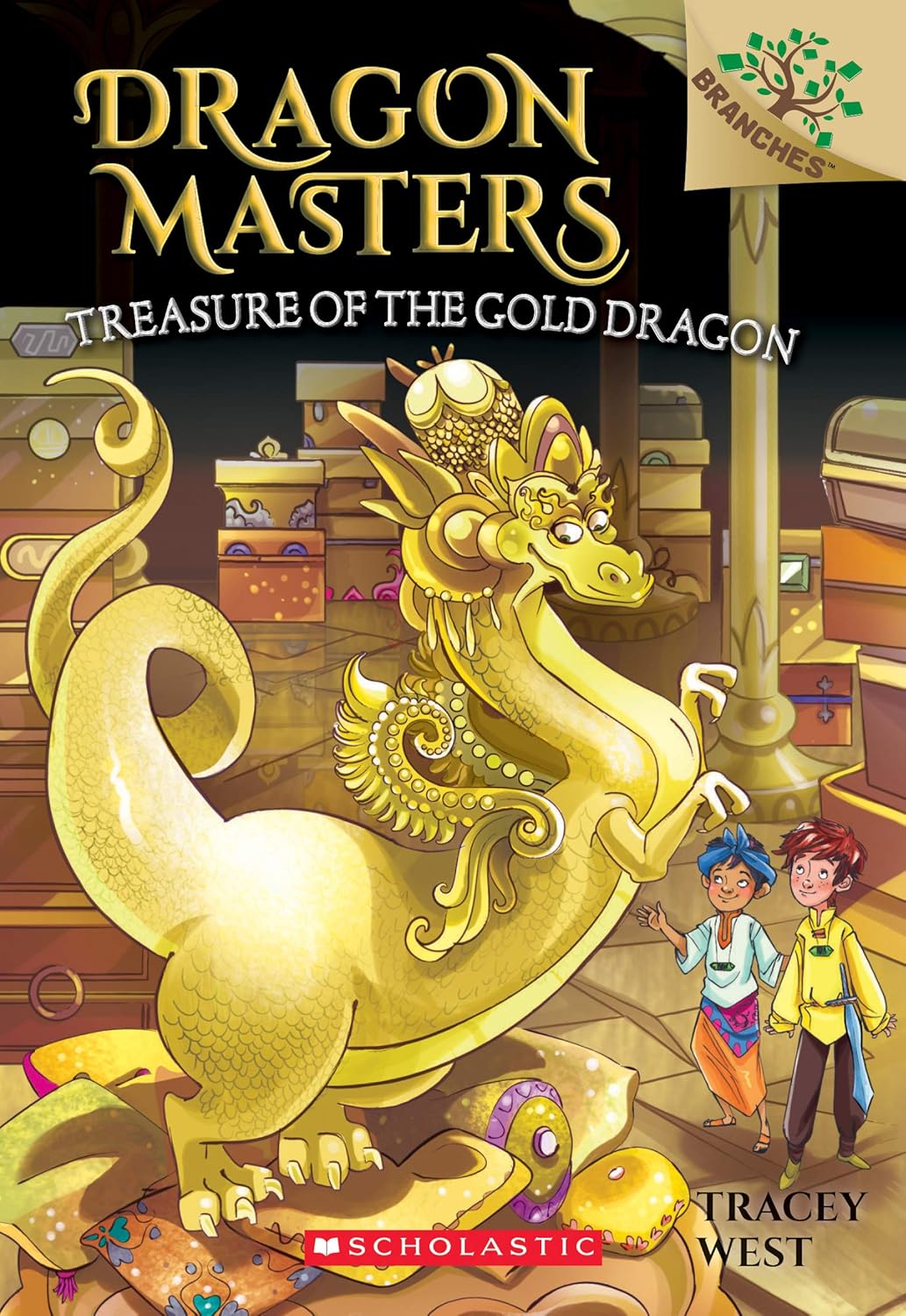 TREASURE OF THE GOLD DRAGO (DRAGON MASTERS #12) - WEST. TRACEY; FORESTI. SARA 9781338263688