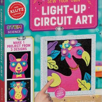 Klutz Sew Your Own Light-Up Circuit Art by Klutz 9781338355192_e7d4eeab-c18f-458e-a277-86da016eda5d