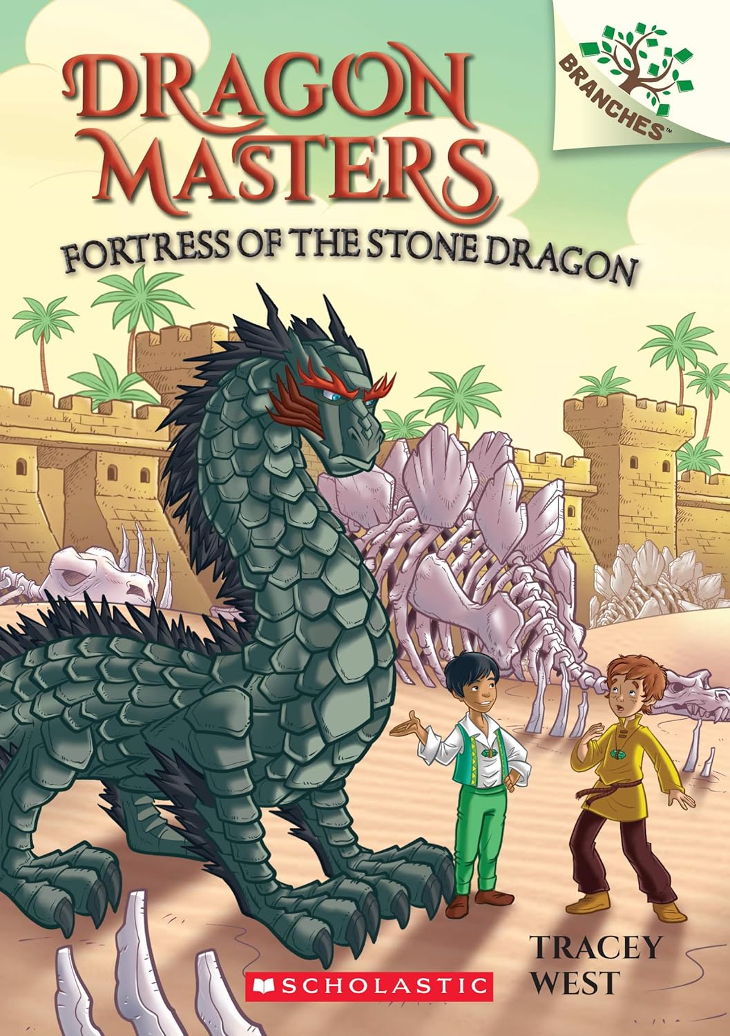 FORTRESS OF THE STONE DRAGON (DRAGON MASTERS #17) - WEST. TRACEY; LOVERIDGE. MAT 9781338540314