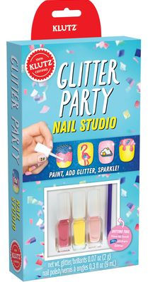 Glitter Party Nail Studio by Klutz 9781338589207_840fda10-eb74-4eb6-9fad-d39a05ef7ed7