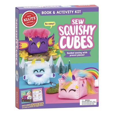 Sew Squishy Cubes by Klutz 9781338643763_d1a7e7c3-14b5-4da1-a219-ad2fd7a2fd9e