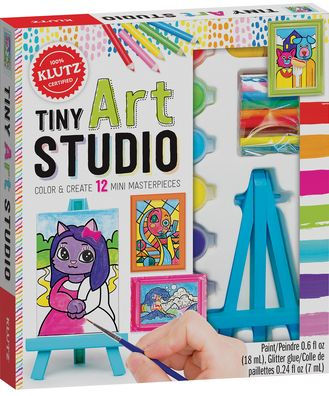 Tiny Art Studio by Klutz 9781338643893_e624bc17-0a2a-4842-81de-cf09b38297f5