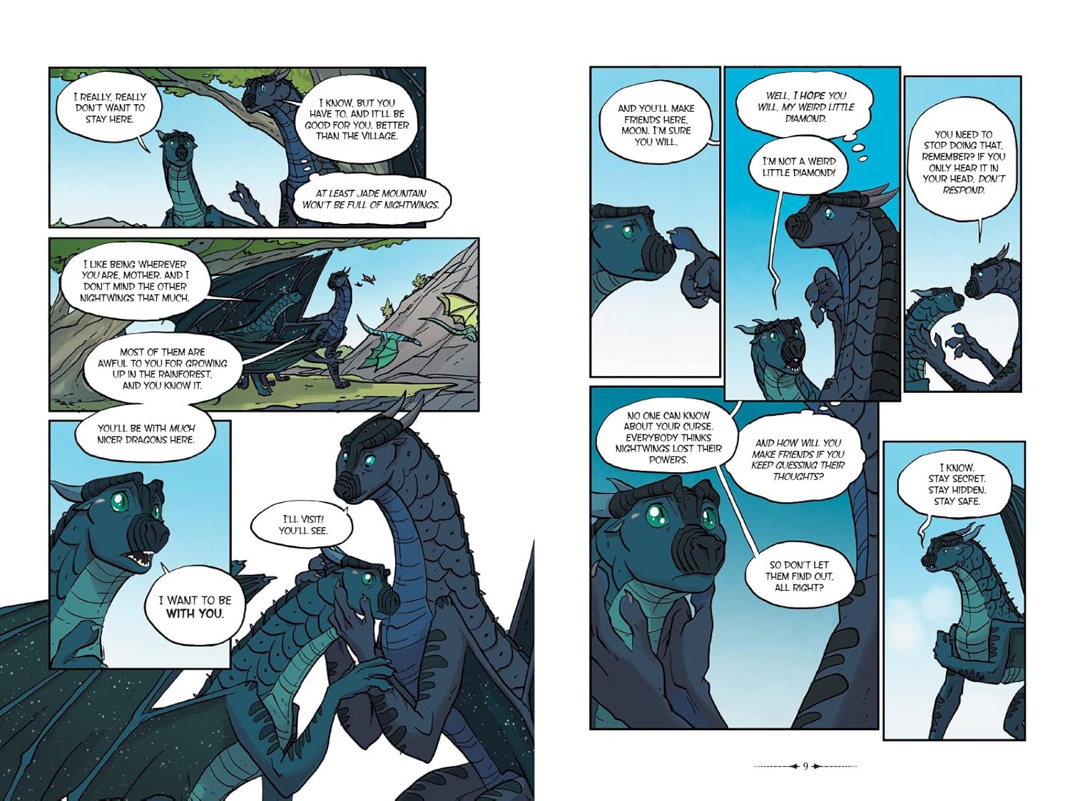 MOON RISING: A GRAPHIC NOVEL (WINGS OF FIRE GRAPHIC NOVEL #6) - SUTHERLAND. TUI 9781338730890_4