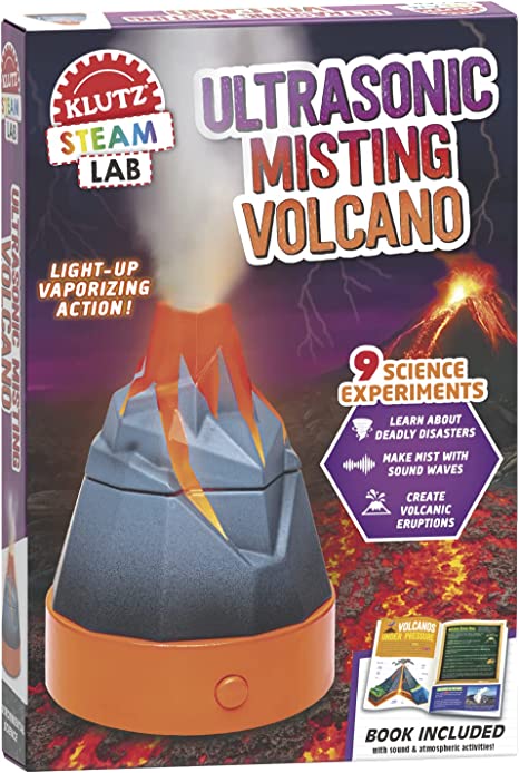 Ultrasonic Misting Volcano by Klutz 9781338775457_2668a747-53af-4728-85ba-c4cf65cd8d90