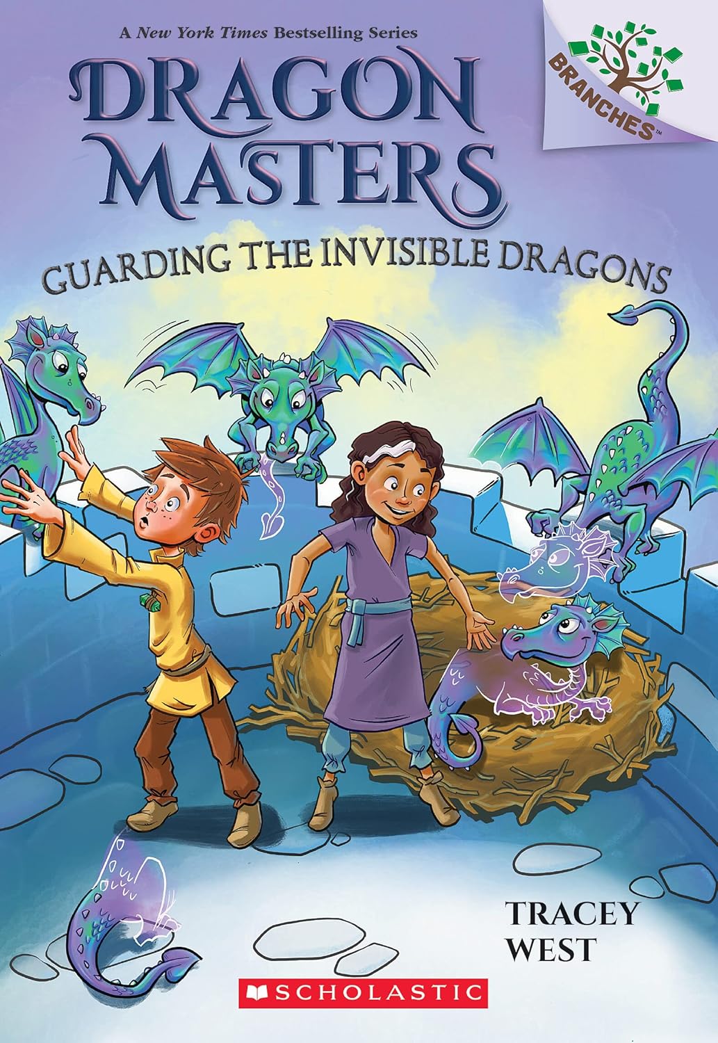 GUARDING THE INVISIBLE DRAGO (DRAGON MASTERS #22) - WEST. TRACEY; LOVERIDGE. MAT 9781338776904