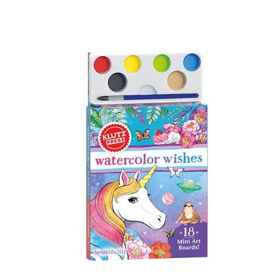 Watercolor Wishes Postcard Kit 9781338784749