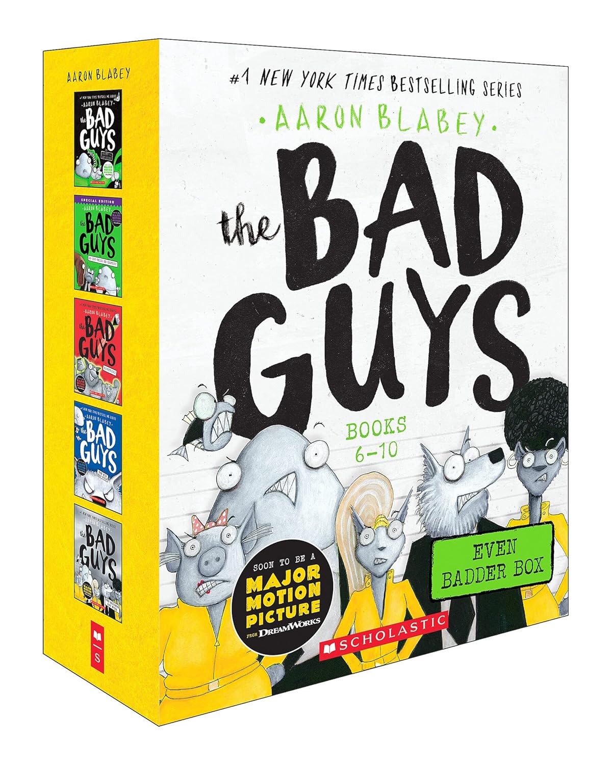 The Bad Guys Even Badder Box S by Blabey. Aaron 9781338785982_b6f96727-a532-45cd-b06e-b27698639059