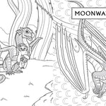 Wings of Fire: The Official Coloring Book by Sutherland. Tui T., Illustrated by Walsh. Brianna C. 20 9781338818406_1