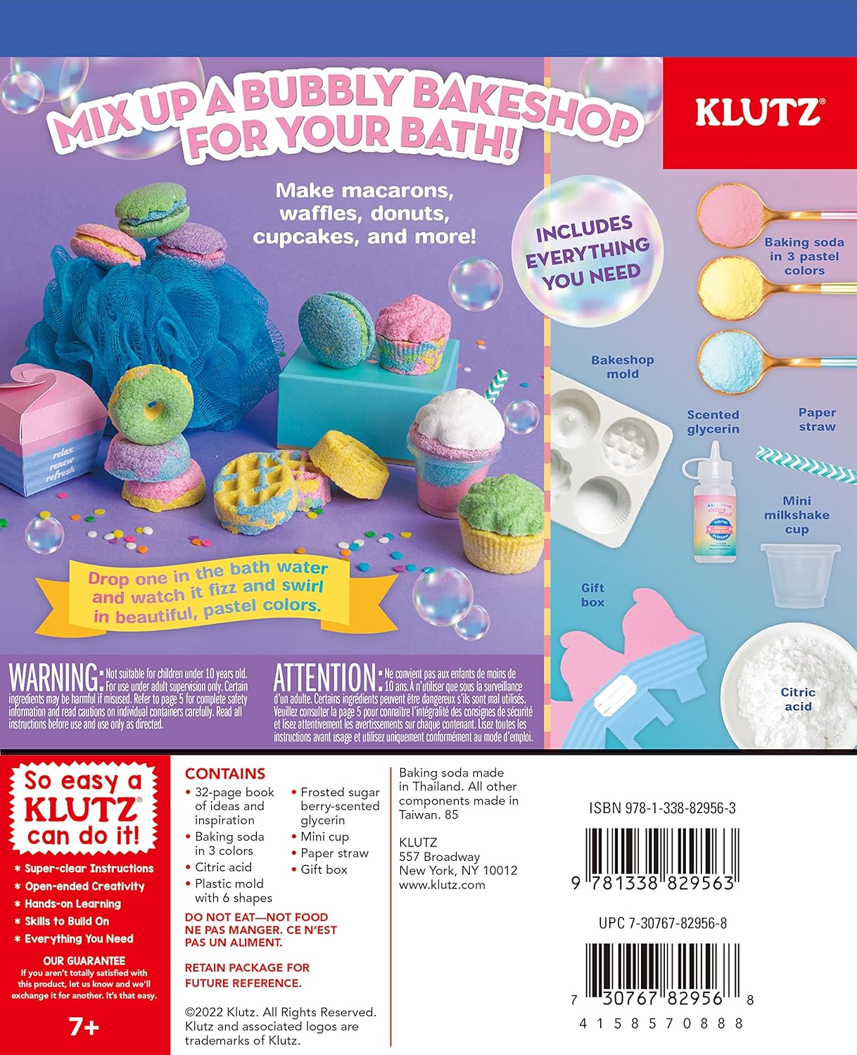 Bath Bomb Scented Bakery by Klutz 9781338829563_6