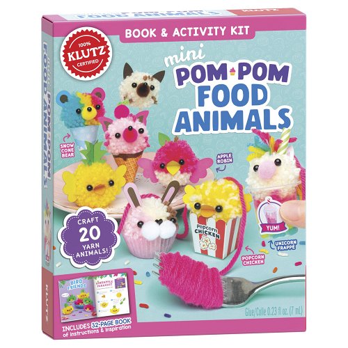 Mini Pom Pom Food Animals by Klutz 9781338829570