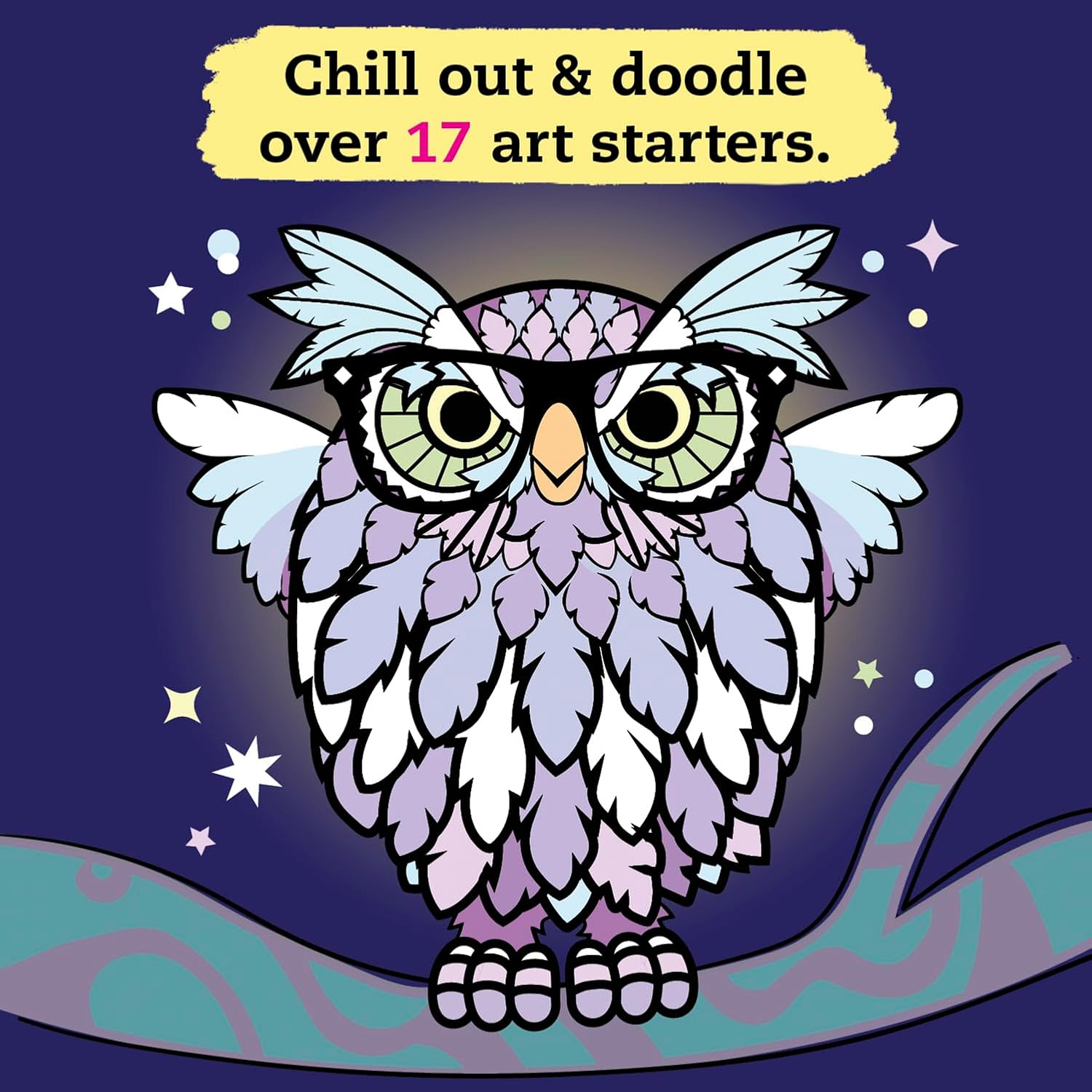 Brush Pen Doodles: Chill-Out Coloring by Klutz 9781338896046_2