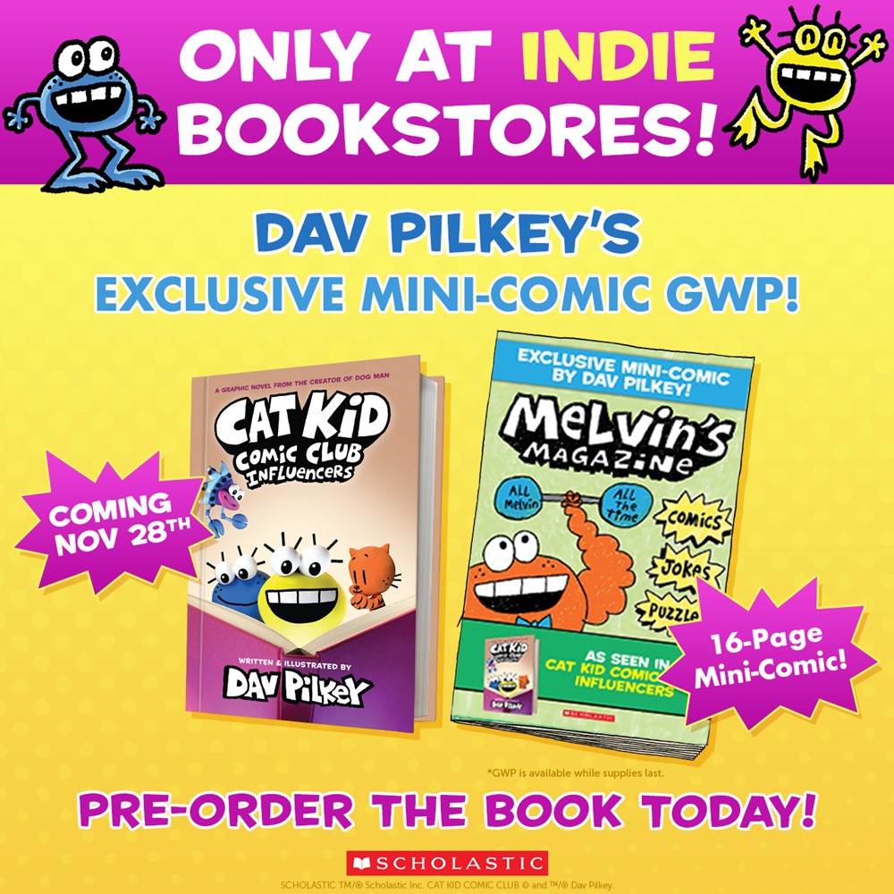 Cat Kid Comic Club: Influencers by Pilkey. Dav 9781338896398_1