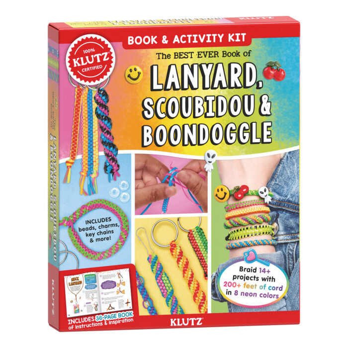 The Best Ever Book Of Lanyard, Scobidou, And Boondoggle by Klutz 9781339019093