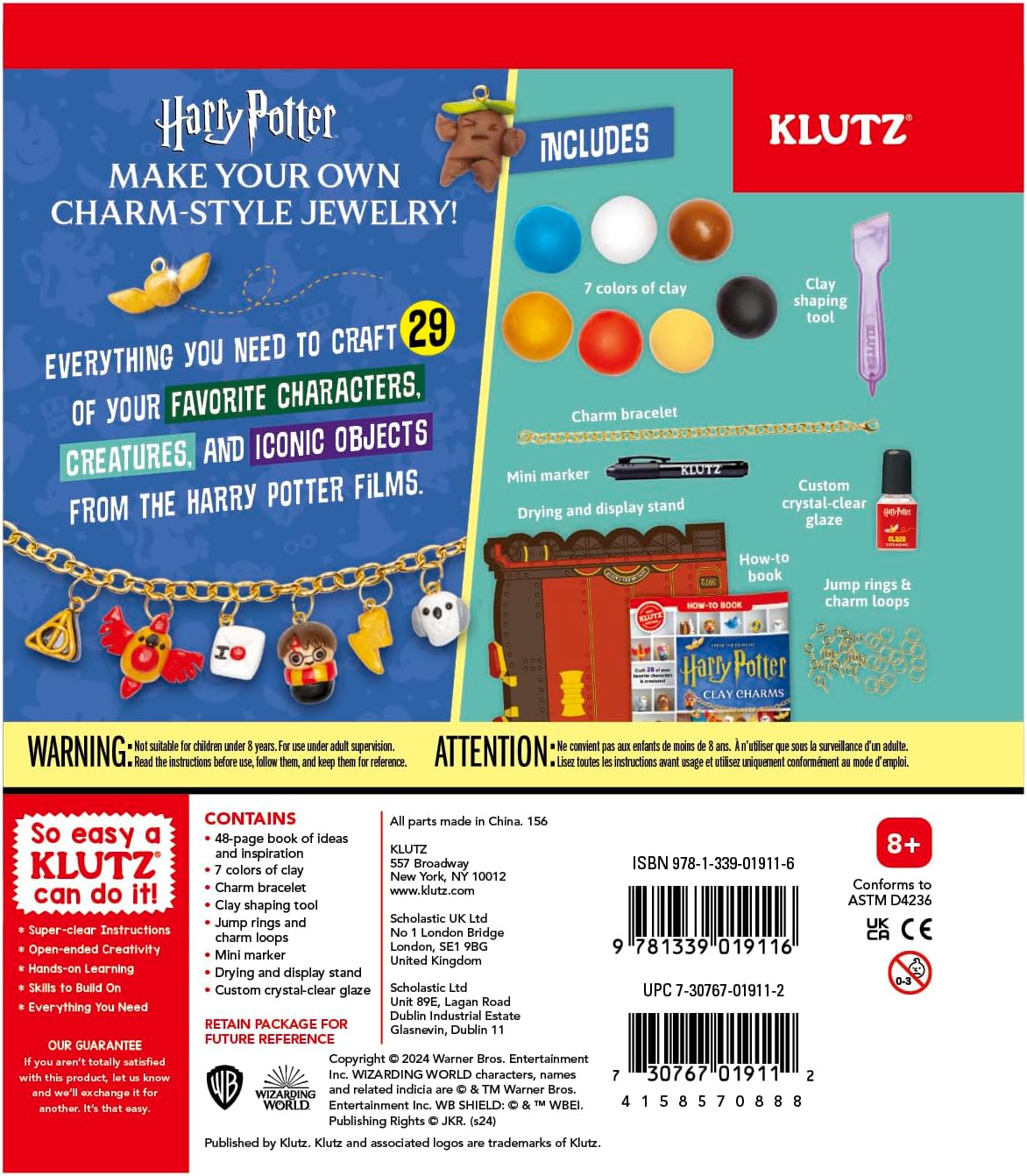 Harry Potter Clay Charms - Klutz 9781339019116_6