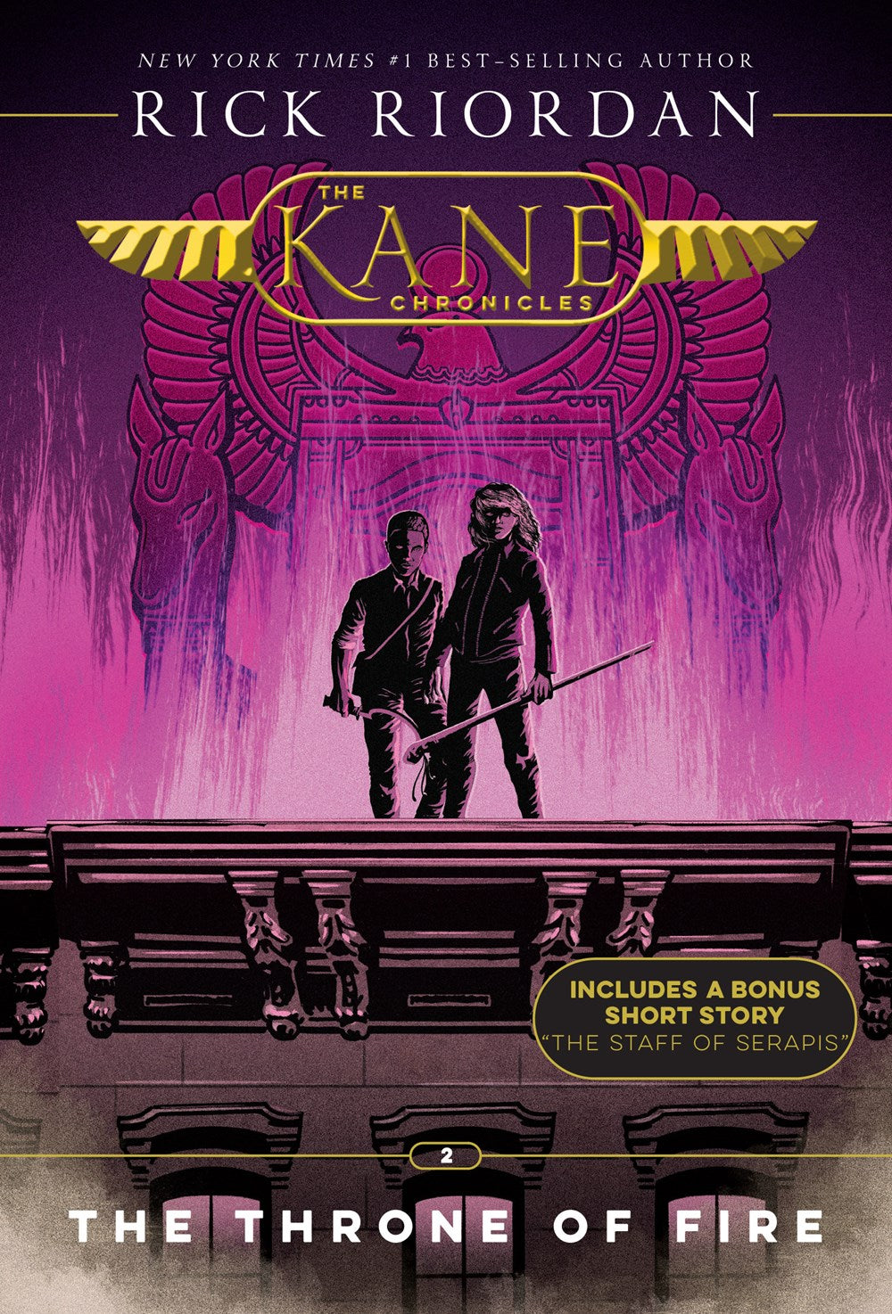 The Kane Chronicles: Throne Of Fire (New Cover) by Riordan. Rick 9781368013598