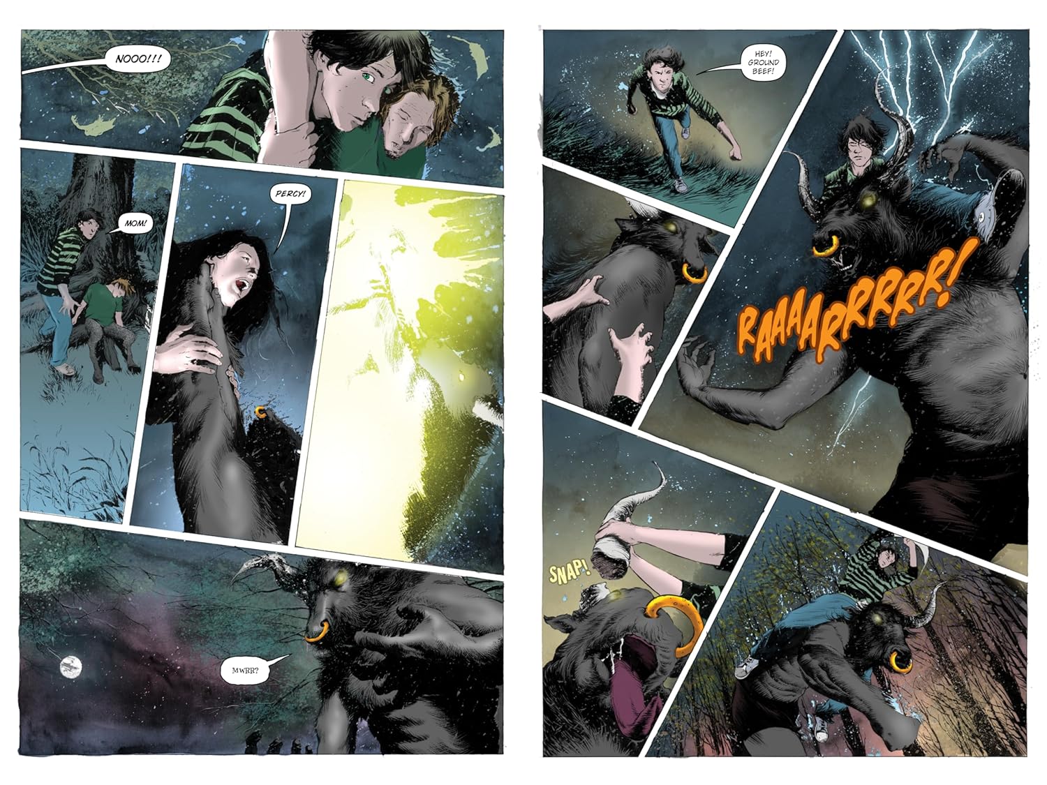 Percy Jackson And The Olympians The Lightning Thief The Graphic Novel (Paperback 9781368100823_2