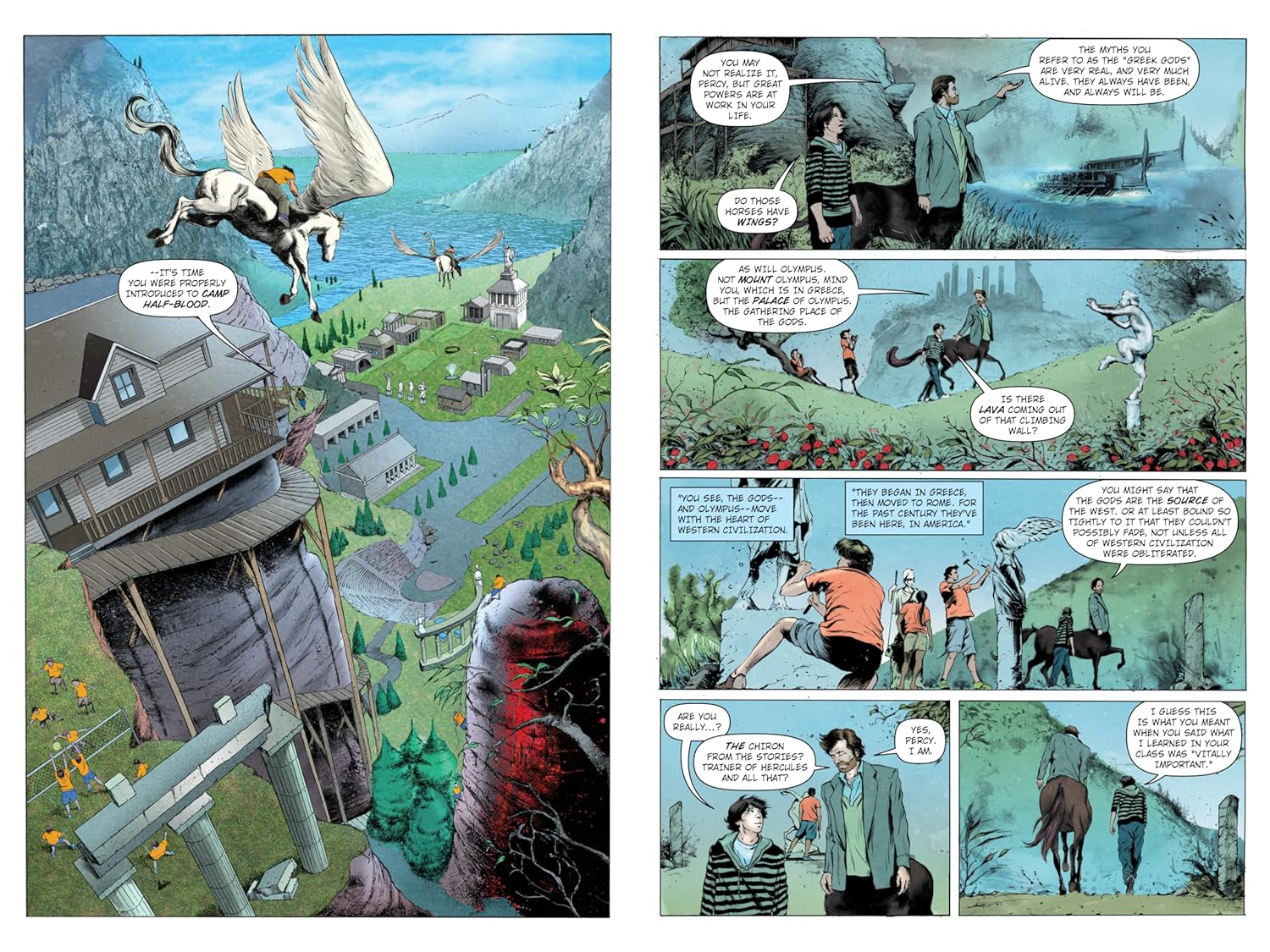 Percy Jackson And The Olympians The Lightning Thief The Graphic Novel (Paperback 9781368100823_3