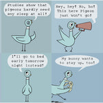 Don't Let the Pigeon Stay Up Late! (Board Book) by Willems. Mo 20 9781368117159_3