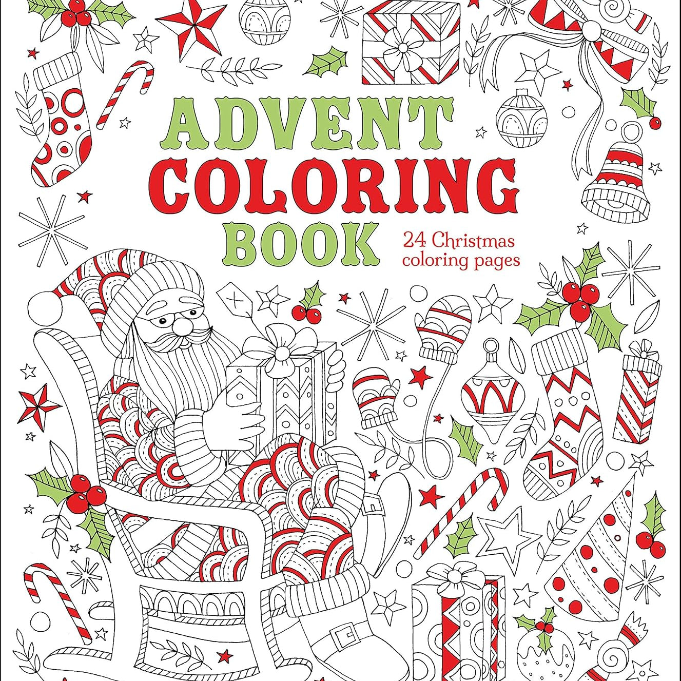 Advent Coloring Book: 24 Christmas Coloring Pages by Arcturus Publishing Limited 9781398800274